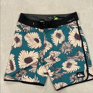 Quiksilver Floral Print Swim Shorts